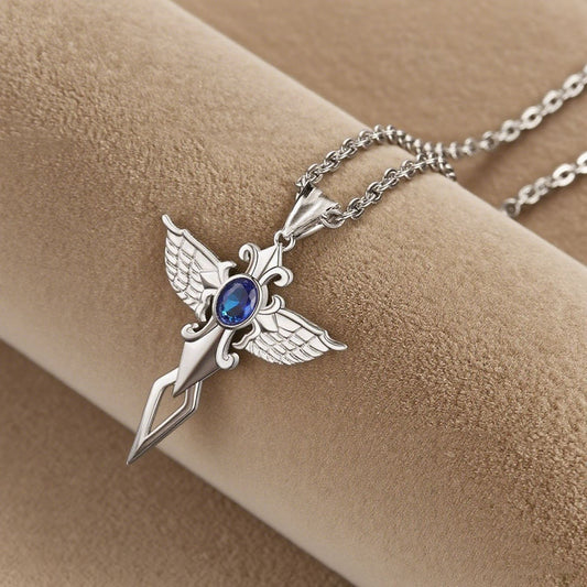 Sapphire Wing Pendant