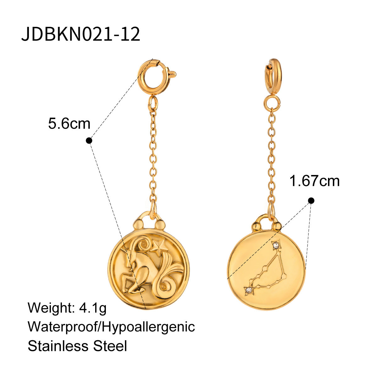 Gold-Dusted Celestial Set