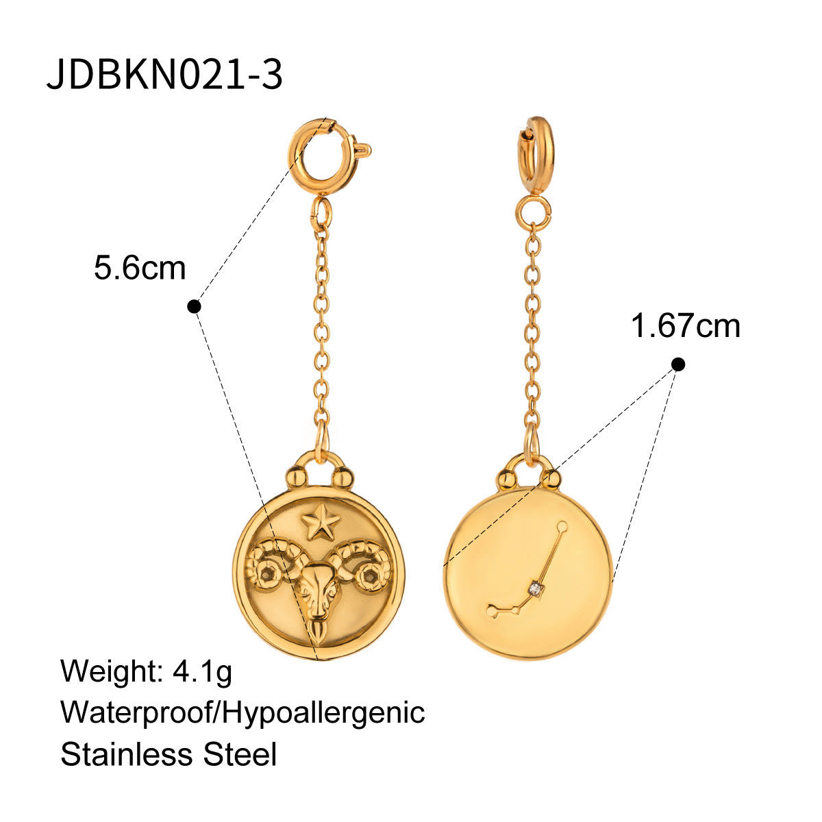 Gold-Dusted Celestial Set
