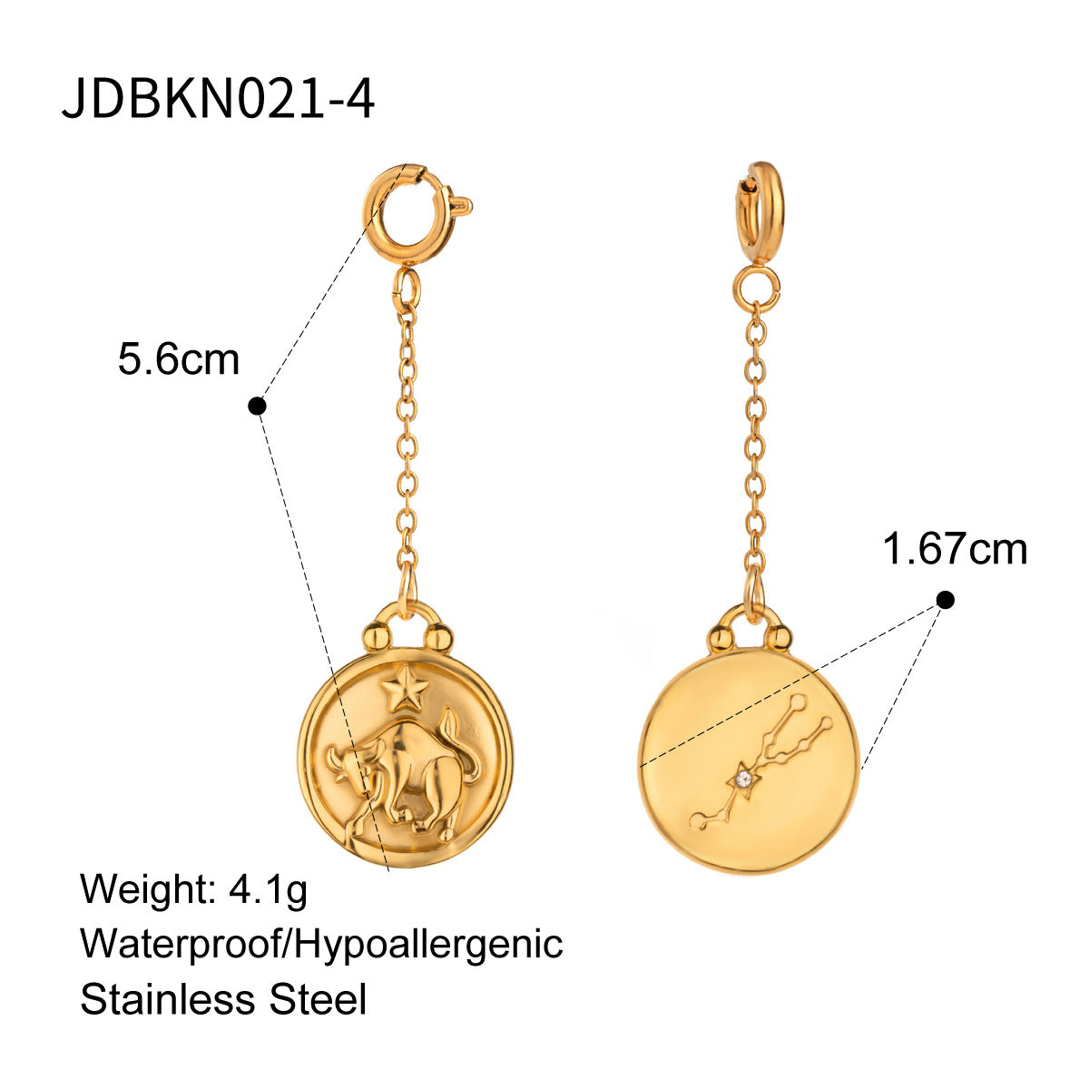 Gold-Dusted Celestial Set