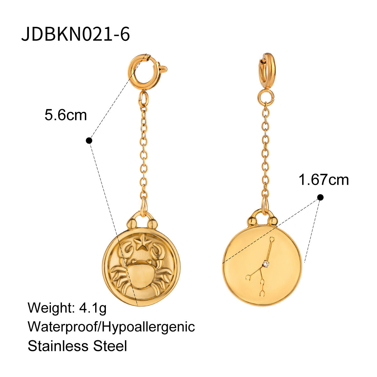 Gold-Dusted Celestial Set