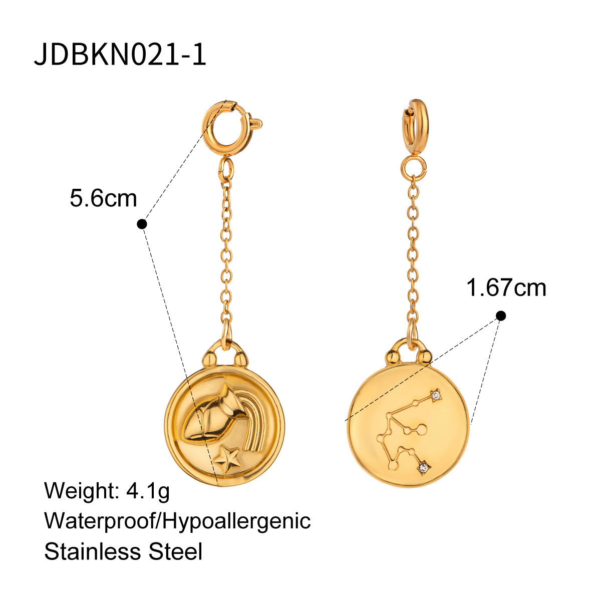 Gold-Dusted Celestial Set