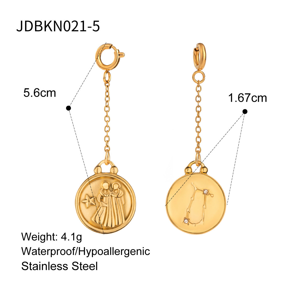 Gold-Dusted Celestial Set