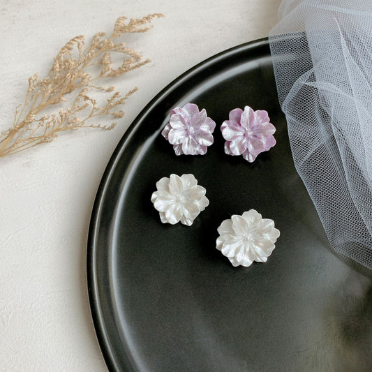 Petal Pearl Earrings