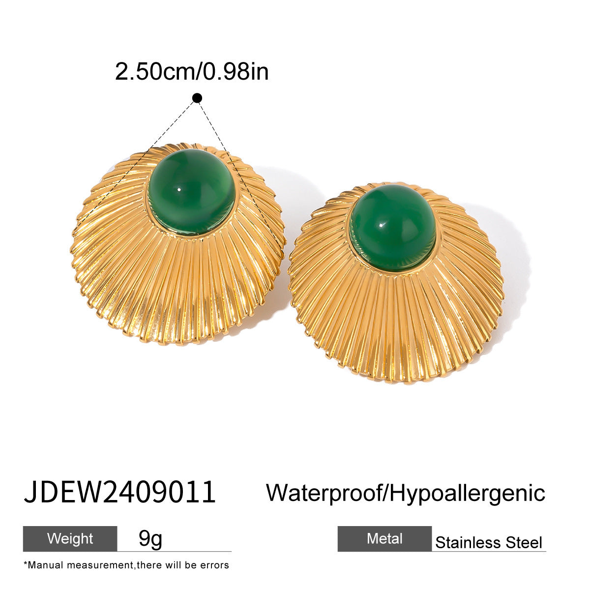 Jade Gold Jewelry Set