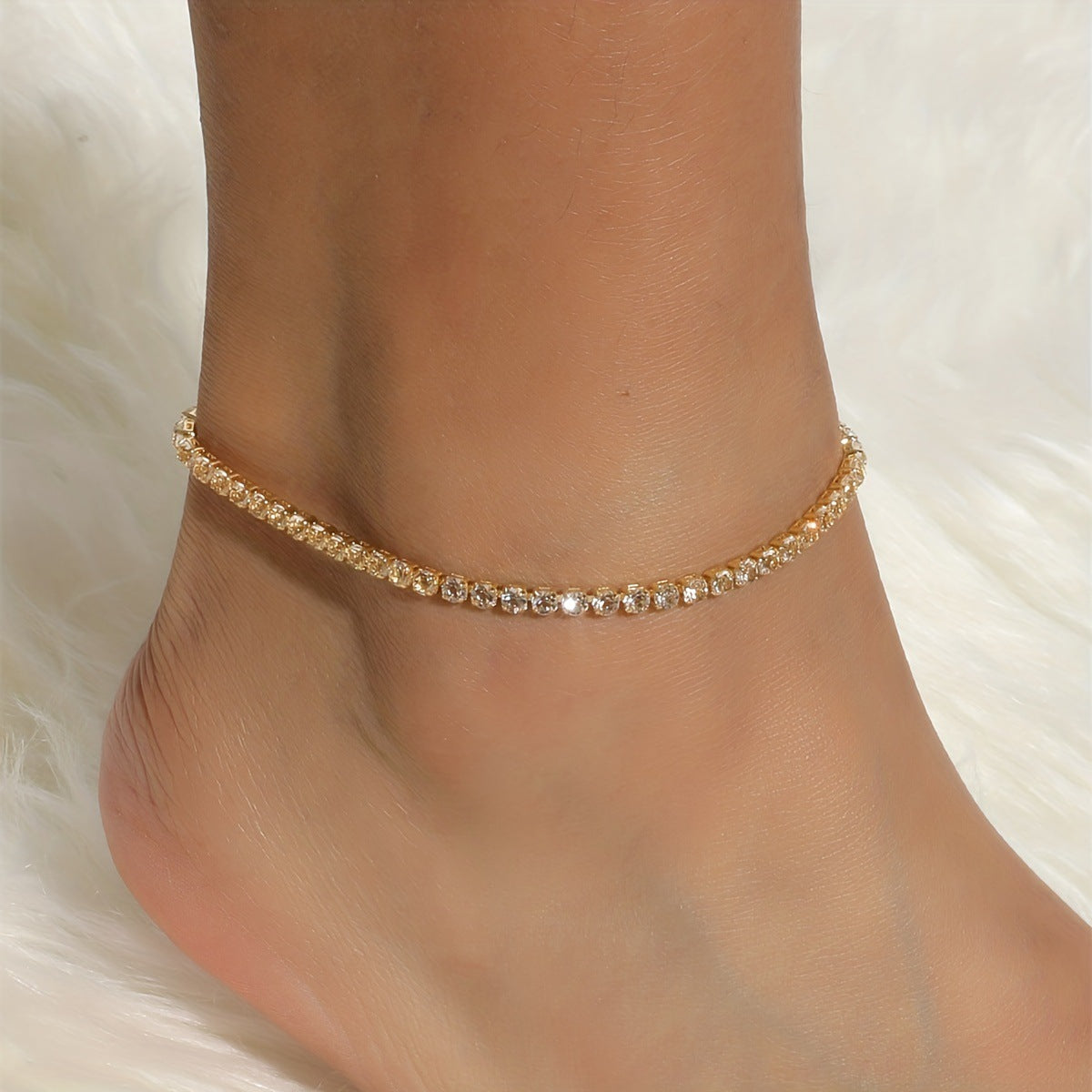 Diamond Glow Anklet