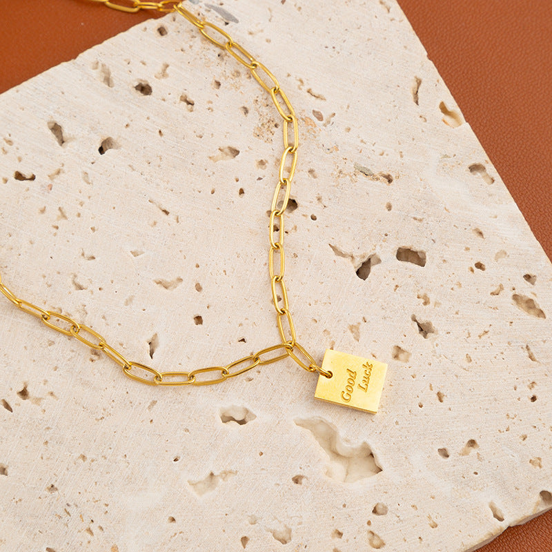 Goodluck Letter Anklet