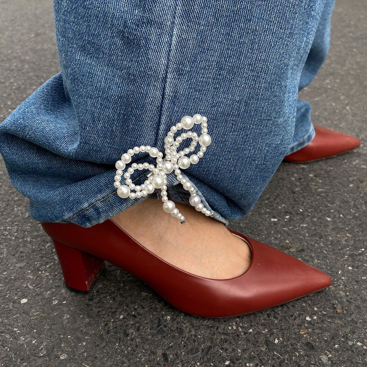 Pearl Tide Anklet for Pants