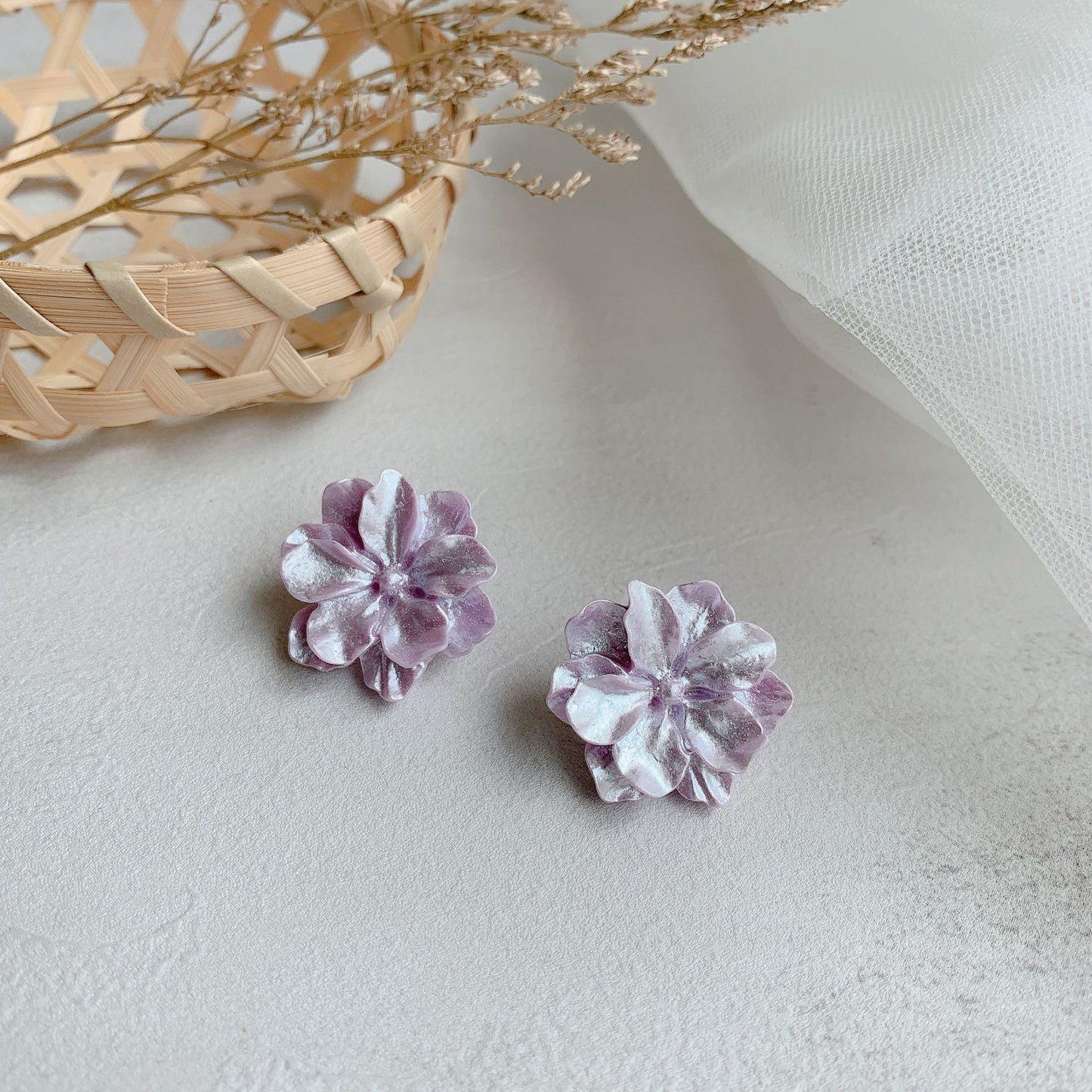 Petal Pearl Earrings