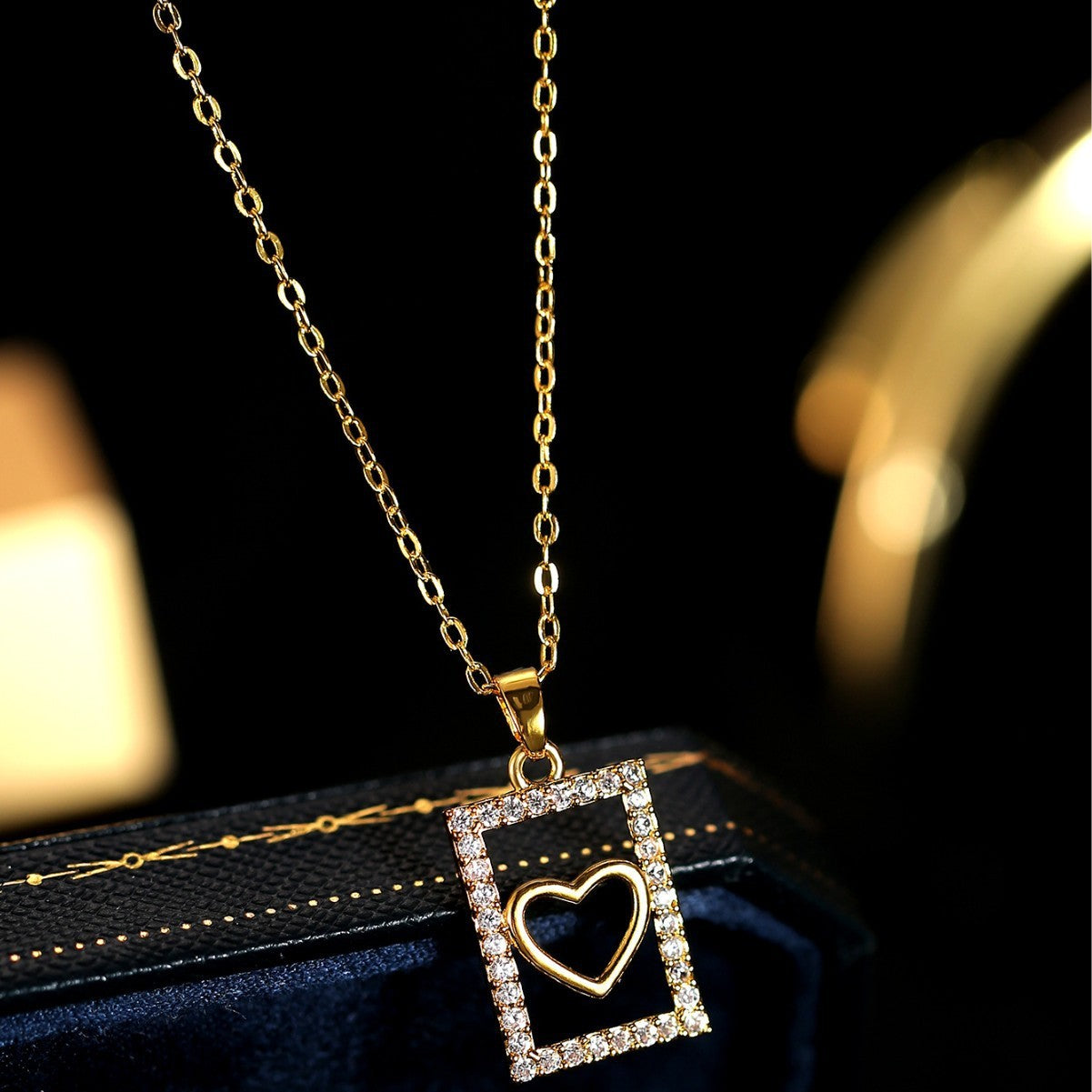 Heart Frame Necklace