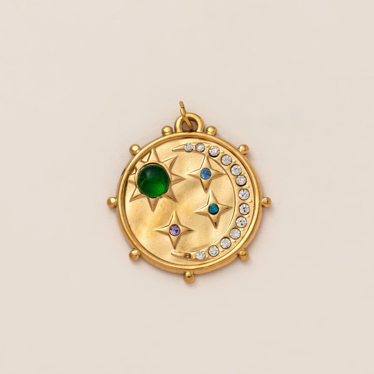 Sun-Kissed Gold Pendants