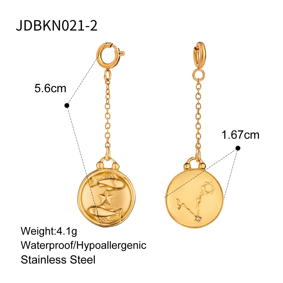 Gold-Dusted Celestial Set