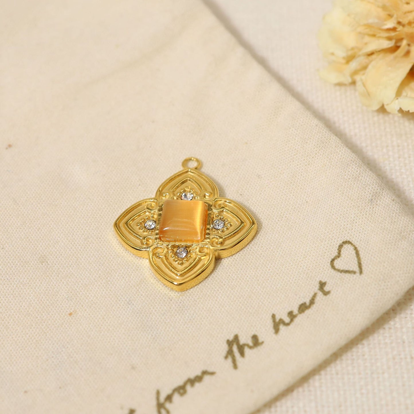 Stonewoven Gem Pendant