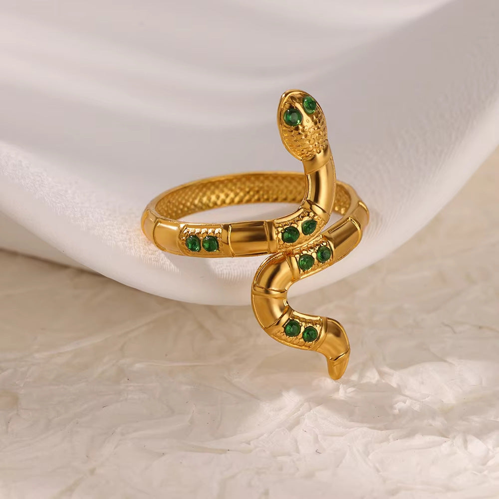 Green Gem Ring Collection